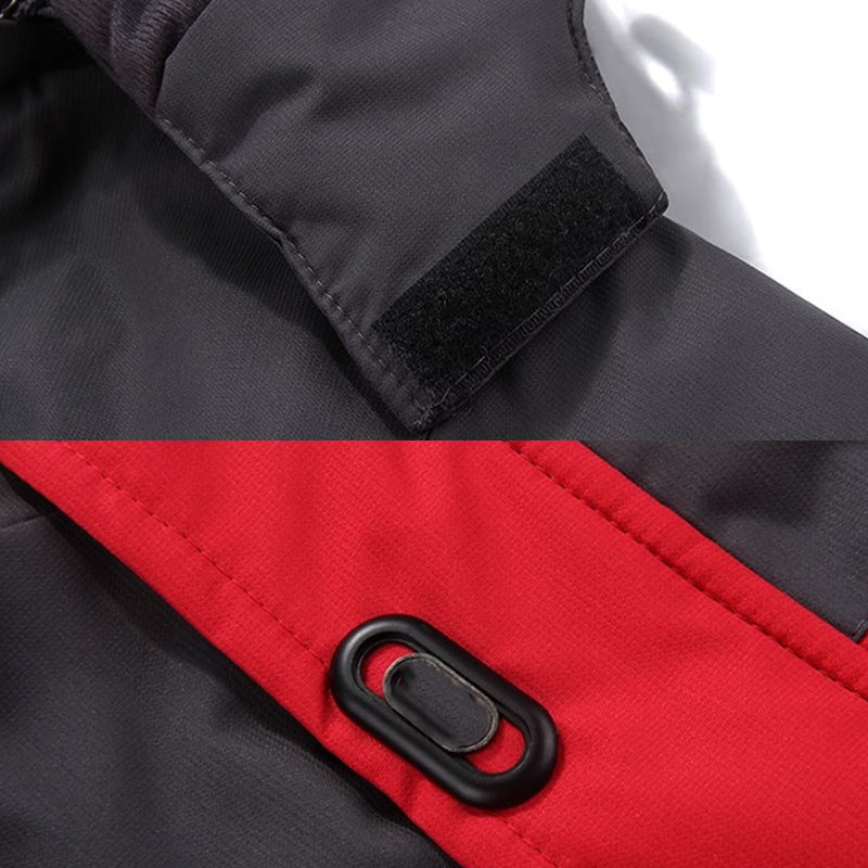 Men’s Storm-Resistant Jacket with Detachable Hood