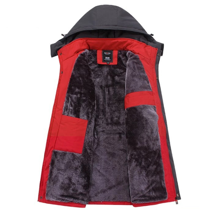 Men’s Storm-Resistant Jacket with Detachable Hood
