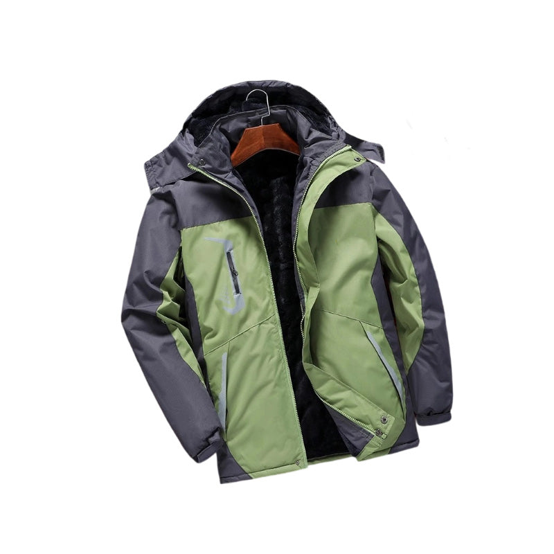 Men’s Storm-Resistant Jacket with Detachable Hood