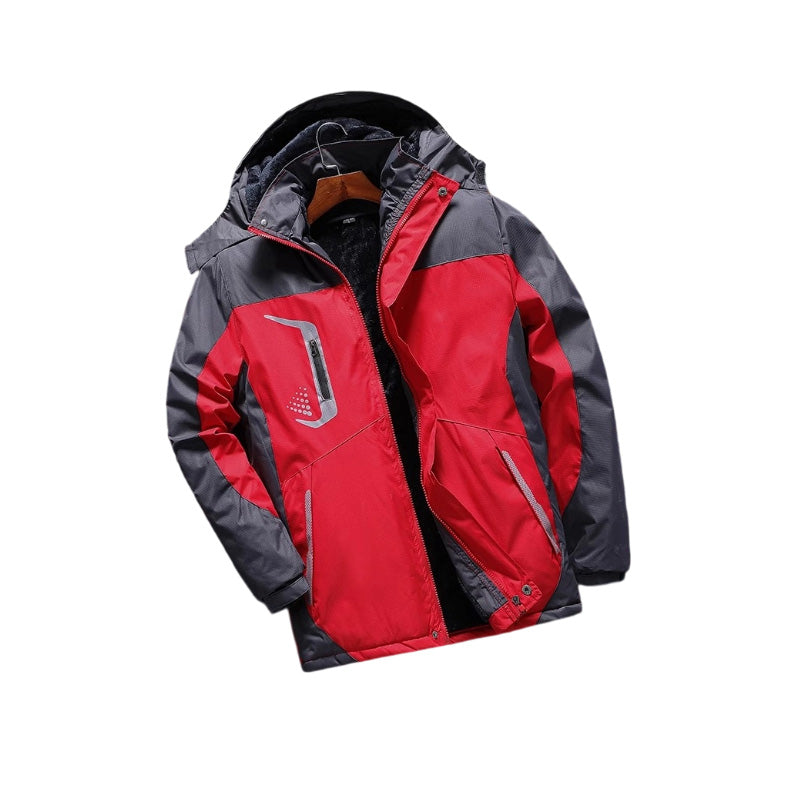Men’s Storm-Resistant Jacket with Detachable Hood