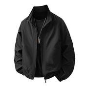 Men's Multicolor Stand Collar Jacket