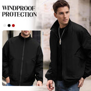 Men's Multicolor Stand Collar Jacket