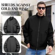 Men's Multicolor Stand Collar Jacket