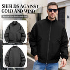 Men's Multicolor Stand Collar Jacket