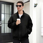 Men's Multicolor Stand Collar Jacket