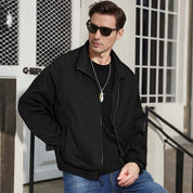 Men's Multicolor Stand Collar Jacket