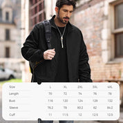 Men's Multicolor Stand Collar Jacket