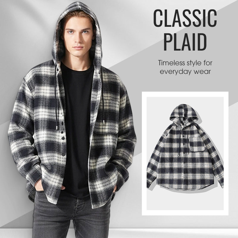 Men's Classic Plaid Hoodie