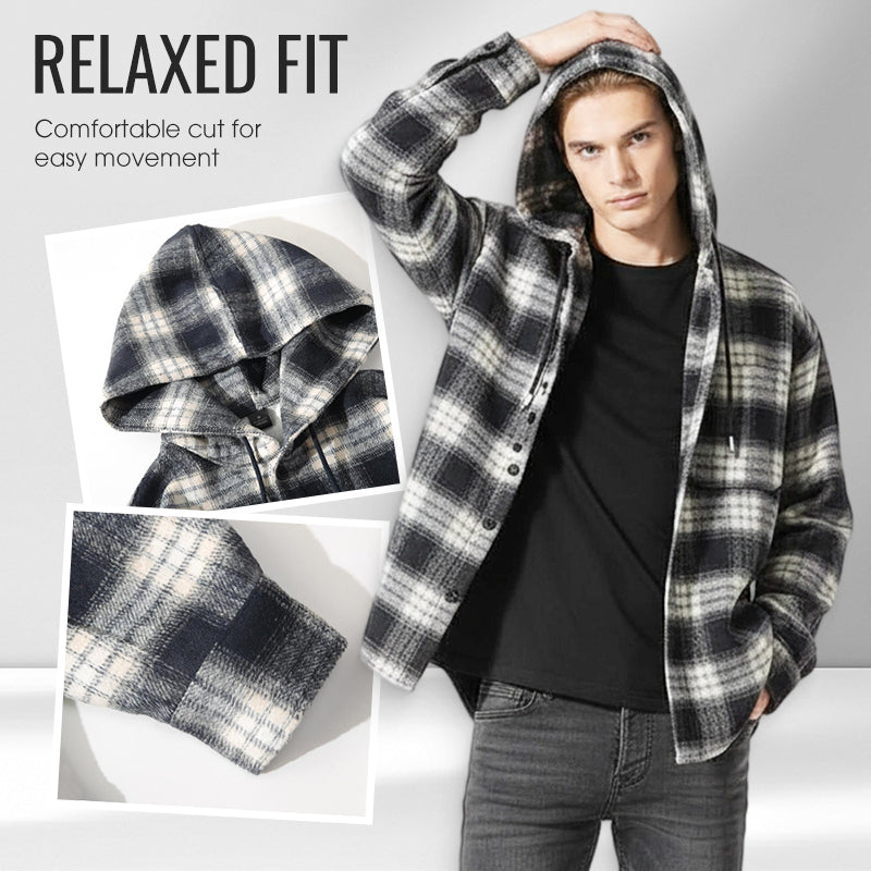 Men's Classic Plaid Hoodie