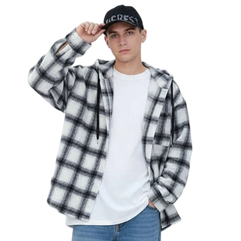 Men's Classic Plaid Hoodie