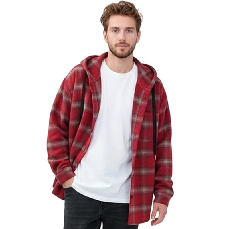 Men's Classic Plaid Hoodie