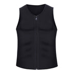 Men's Workout Zipper Body Shaper Tank Top