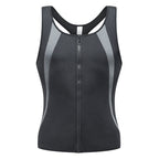 Men's Workout Zipper Body Shaper Tank Top