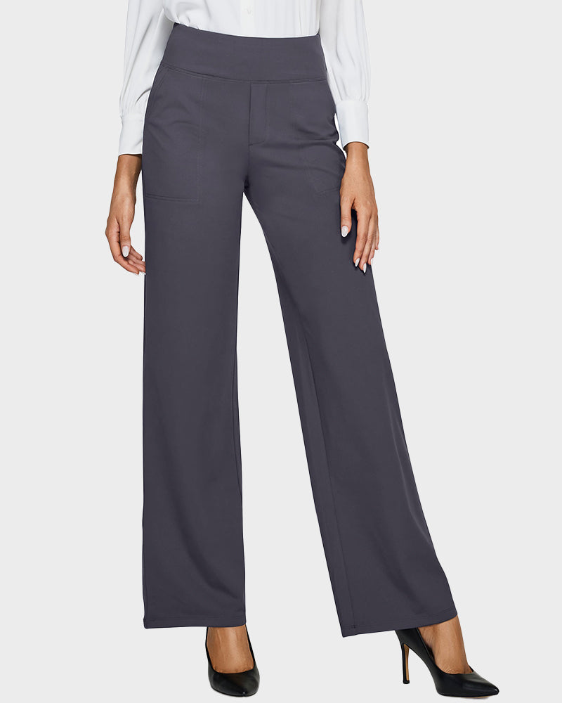 💖LAST DAY SALE 50% OFF💖Women's High Waist Stretch Casual Yoga Wide Leg Pants