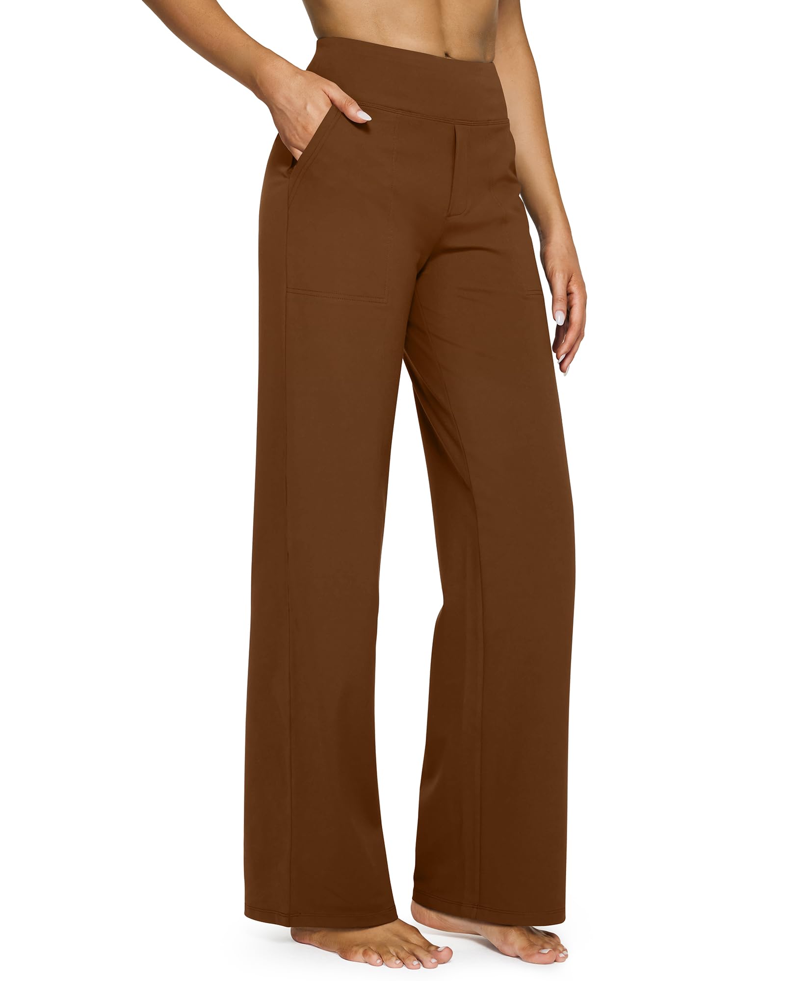 💖LAST DAY SALE 50% OFF💖Women's High Waist Stretch Casual Yoga Wide Leg Pants