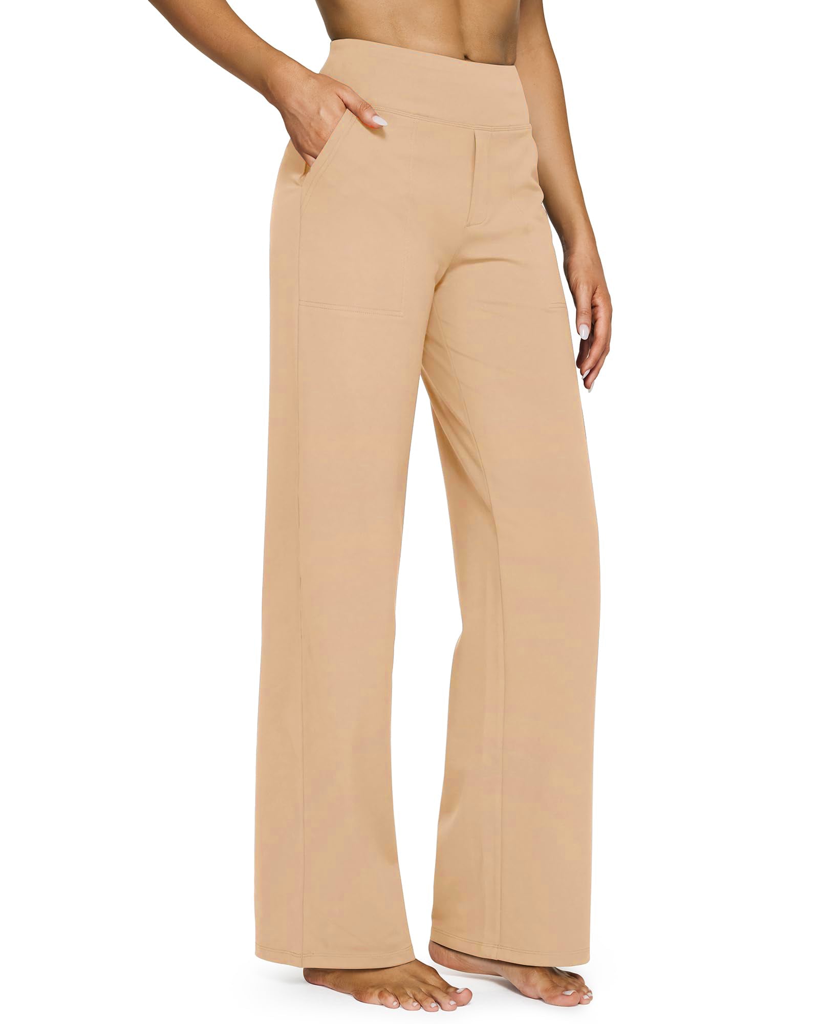💖LAST DAY SALE 50% OFF💖Women's High Waist Stretch Casual Yoga Wide Leg Pants