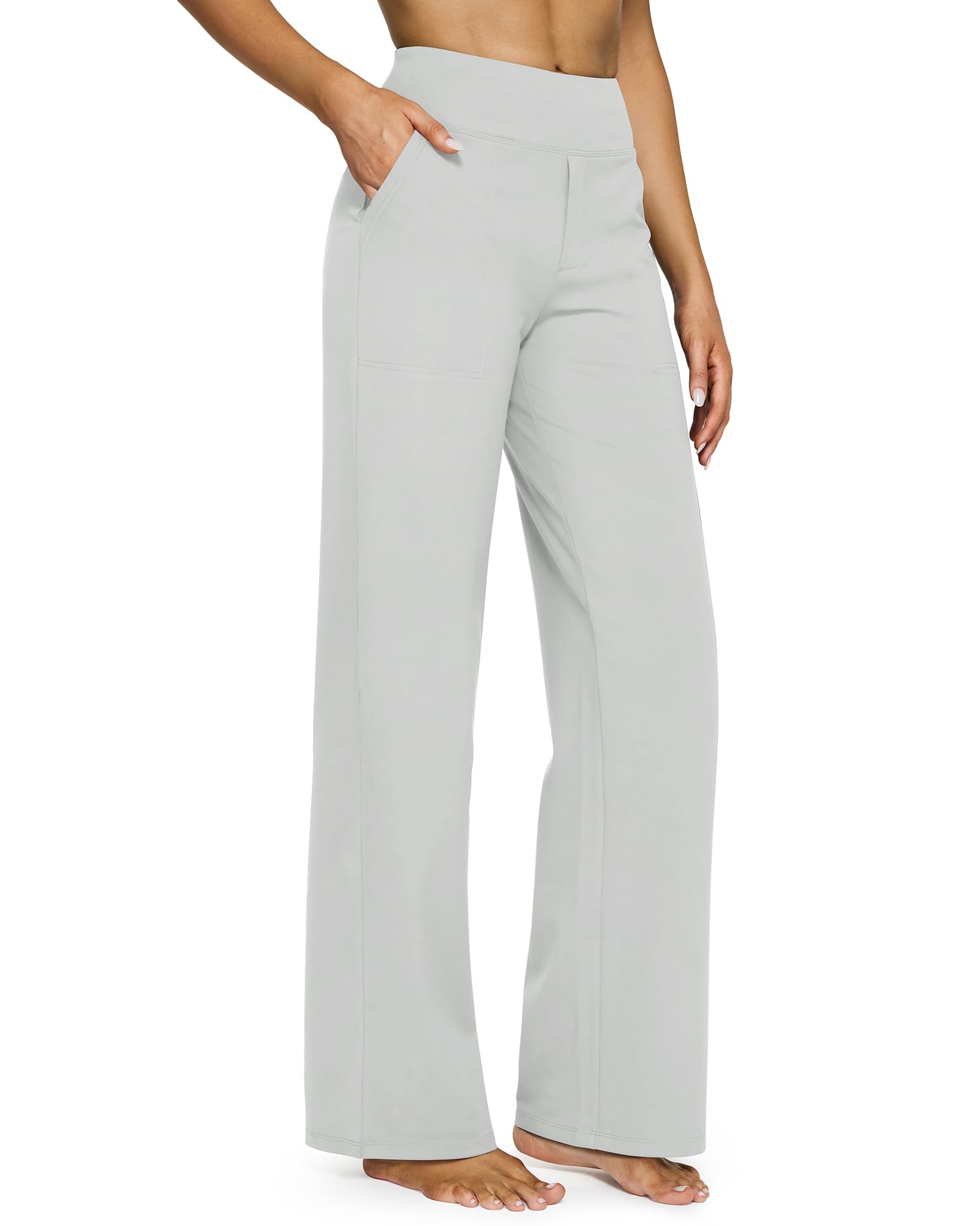 💖LAST DAY SALE 50% OFF💖Women's High Waist Stretch Casual Yoga Wide Leg Pants