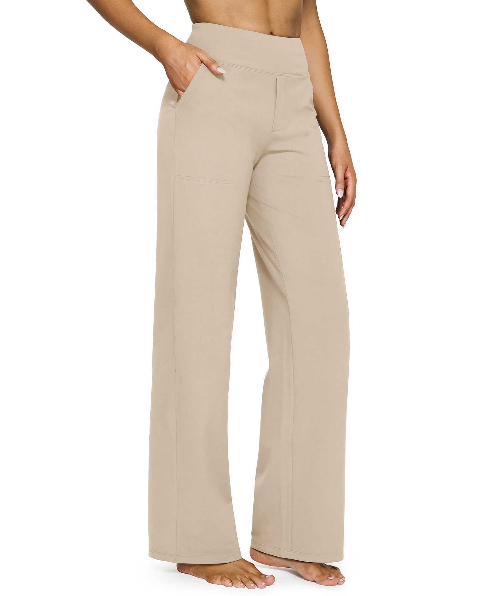 💖LAST DAY SALE 50% OFF💖Women's High Waist Stretch Casual Yoga Wide Leg Pants