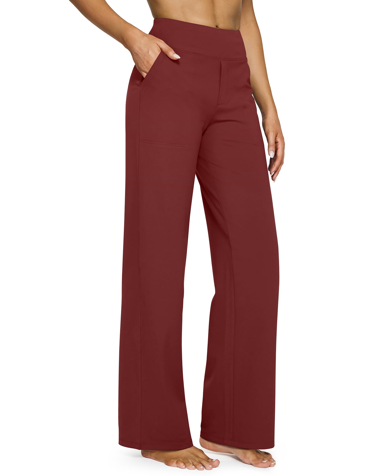 💖LAST DAY SALE 50% OFF💖Women's High Waist Stretch Casual Yoga Wide Leg Pants