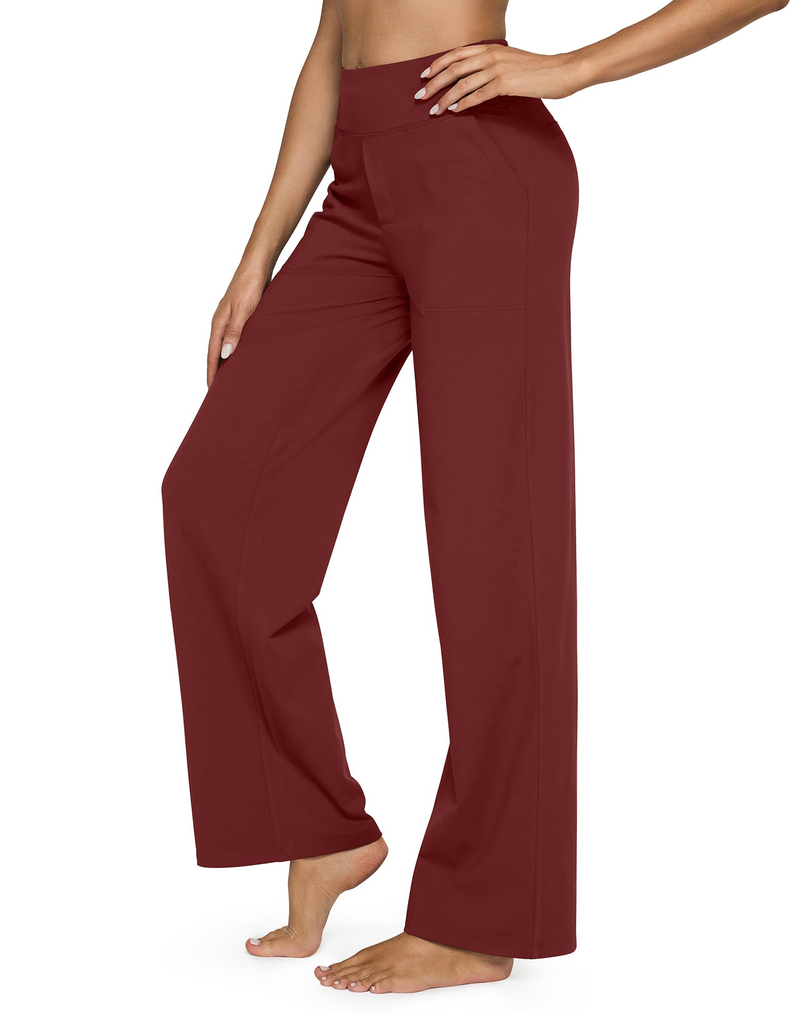 💖LAST DAY SALE 50% OFF💖Women's High Waist Stretch Casual Yoga Wide Leg Pants
