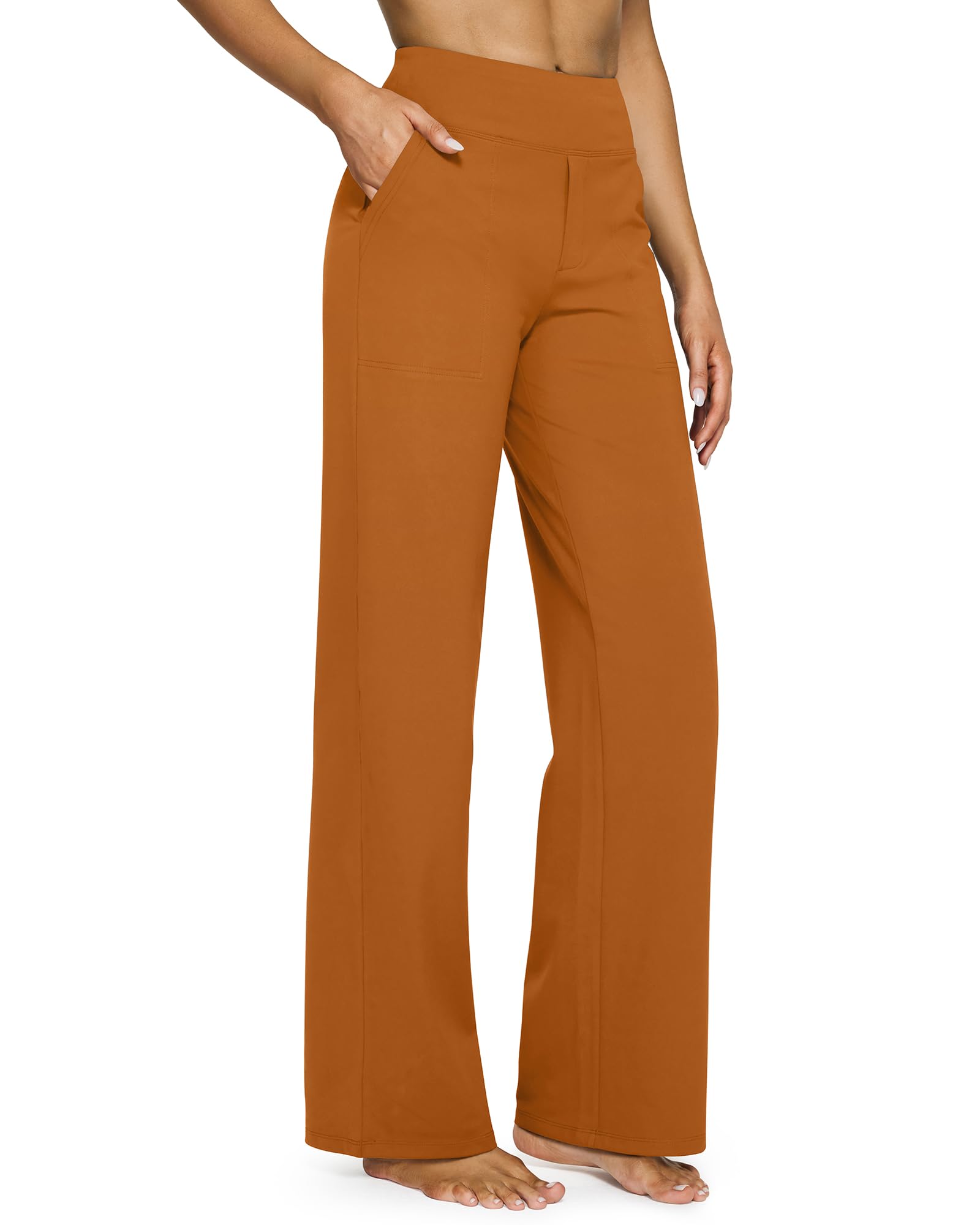 💖LAST DAY SALE 50% OFF💖Women's High Waist Stretch Casual Yoga Wide Leg Pants