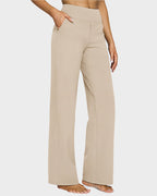 💖LAST DAY SALE 50% OFF💖Women's High Waist Stretch Casual Yoga Wide Leg Pants