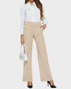 💖LAST DAY SALE 50% OFF💖Women's High Waist Stretch Casual Yoga Wide Leg Pants