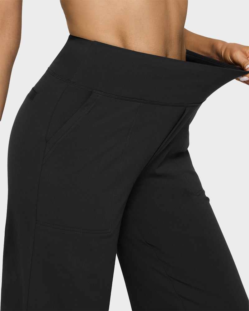 💖LAST DAY SALE 50% OFF💖Women's High Waist Stretch Casual Yoga Wide Leg Pants