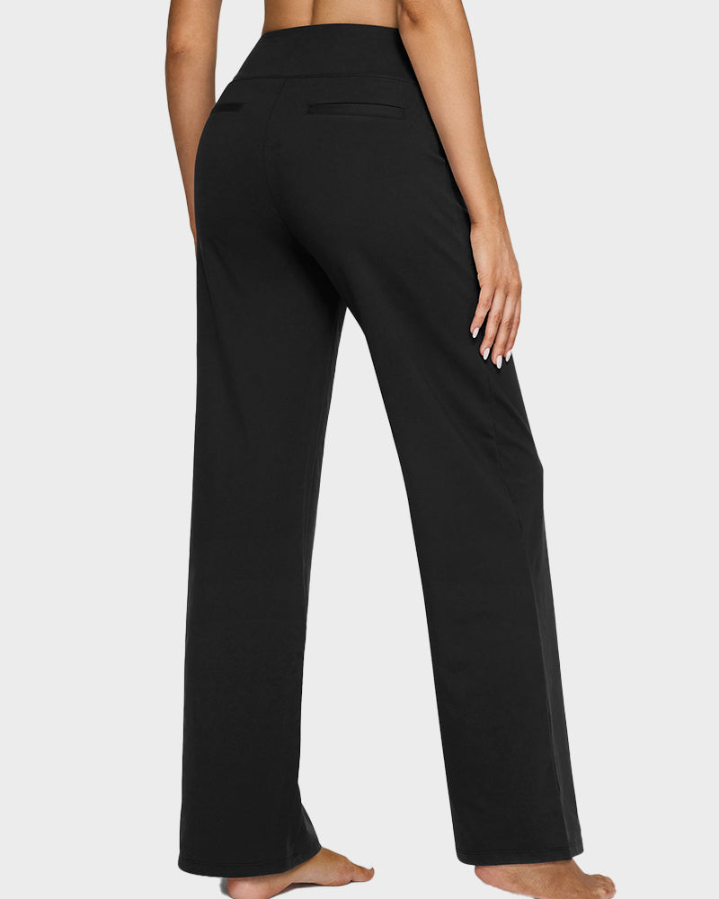 💖LAST DAY SALE 50% OFF💖Women's High Waist Stretch Casual Yoga Wide Leg Pants