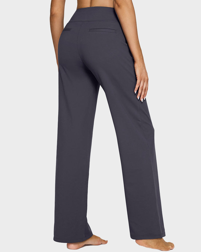 💖LAST DAY SALE 50% OFF💖Women's High Waist Stretch Casual Yoga Wide Leg Pants
