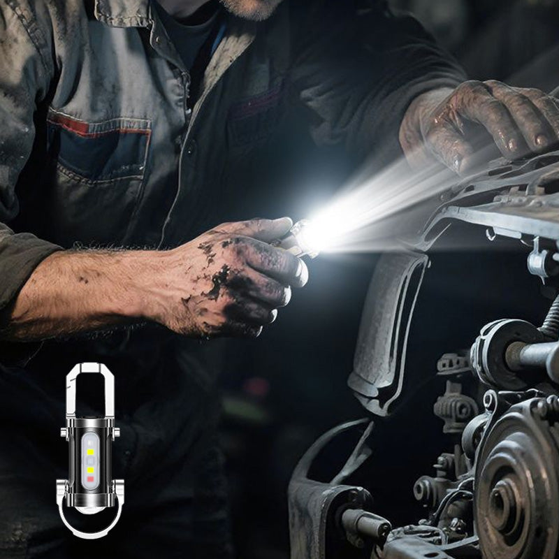 💡USB-C Rechargeable Keychain Flashlight | 500 Lumens EDC Mini Light, IPX6 Waterproof⚡⚡