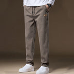 Men's Straight-Fit Corduroy Drawstring Pants