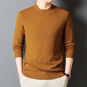 Men's Crewneck Jacquard Sweater