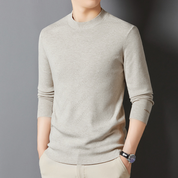 Men's Crewneck Jacquard Sweater