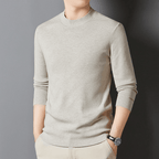 Men's Crewneck Jacquard Sweater