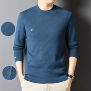 Men's Crewneck Jacquard Sweater