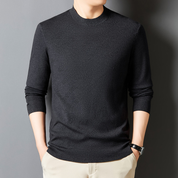 Men's Crewneck Jacquard Sweater