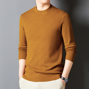Men's Crewneck Jacquard Sweater