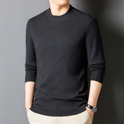 Men's Crewneck Jacquard Sweater