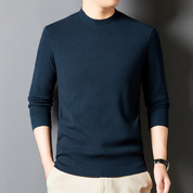 Men's Crewneck Jacquard Sweater