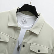 Men's Winter Casual Lapel Jacket with Pockets