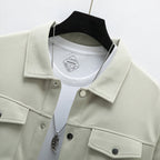 Men's Winter Casual Lapel Jacket with Pockets