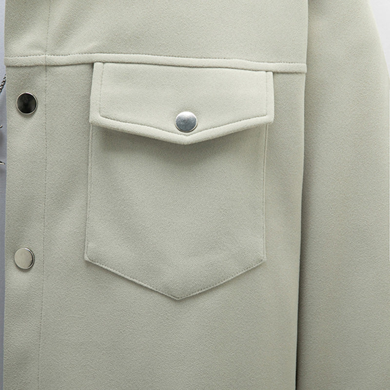 Men's Winter Casual Lapel Jacket with Pockets
