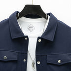 Men's Winter Casual Lapel Jacket with Pockets
