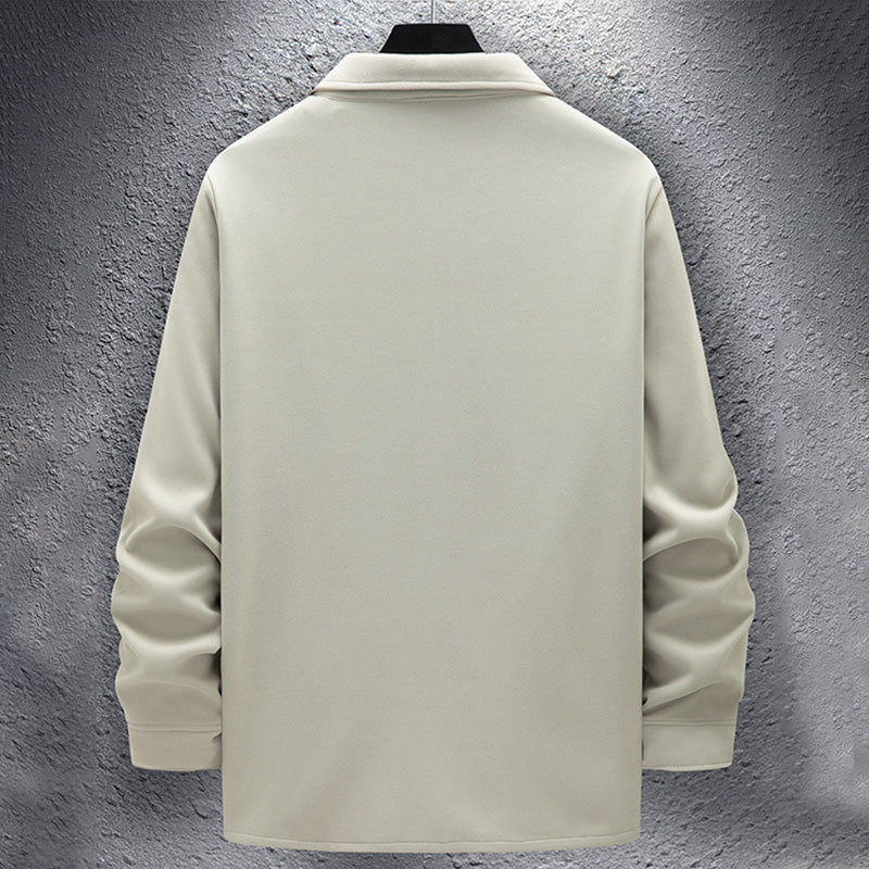 Men's Winter Casual Lapel Jacket with Pockets