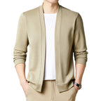 Men’s Layered-Style Long Sleeve Cardigan