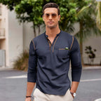 Men's Long Sleeve Button Down Shirt with Pocket