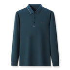 Long sleeved POLO shirt men's autuan business top