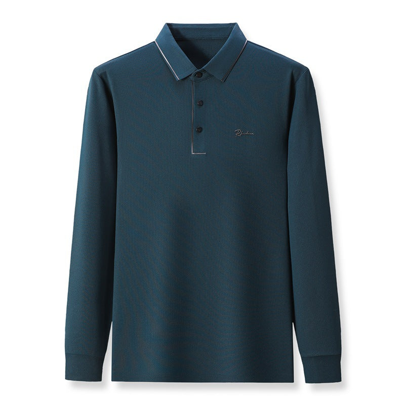 Long sleeved POLO shirt men's autuan business top