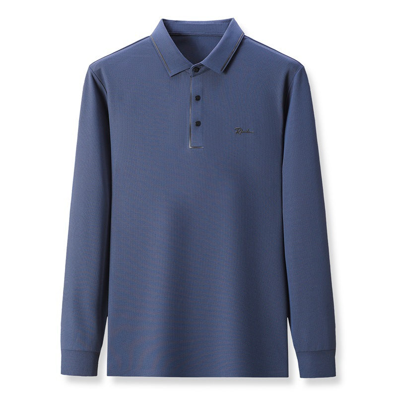 Long sleeved POLO shirt men's autuan business top